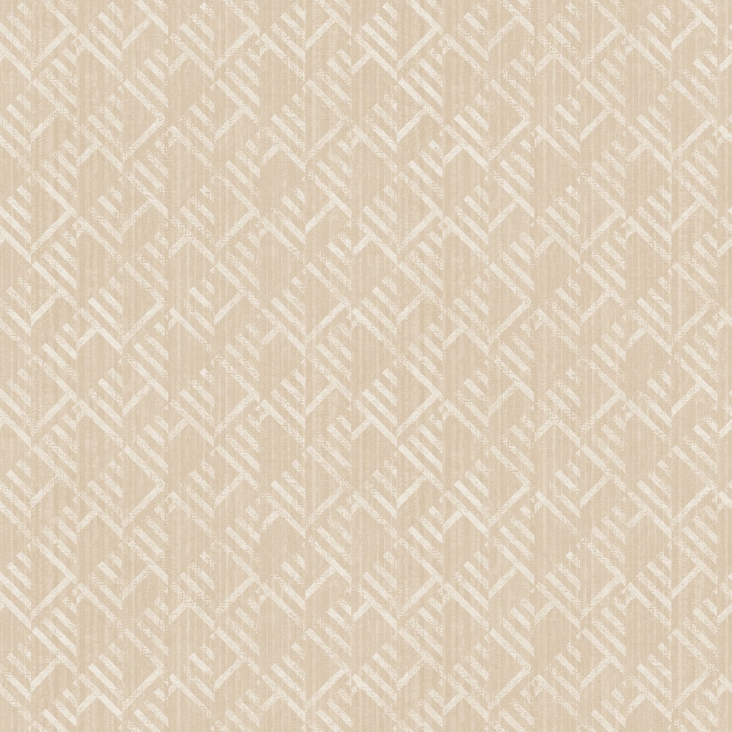 Galerie Wallcoverings TexStyle Collection Geometric Block Flock Non-woven Metallic Wallpaper Roll