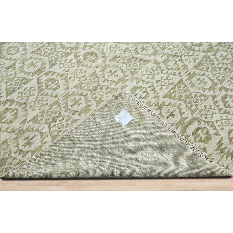 Hand Knotted Oushak 100% Wool Southwestern Oriental Area Rug Beige - 9' 9'' x 13' 8''