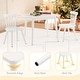 preview thumbnail 20 of 25, Children Wooden Table and Chair Set, Small Table with 2 Chairs for Kids, Gift for Children, Multi Function Kids Table