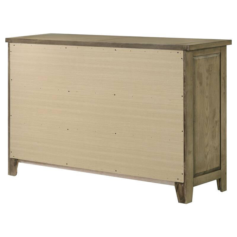 Hazlewood 6-drawer Bedroom Dresser Cabinet Vineyard Oak