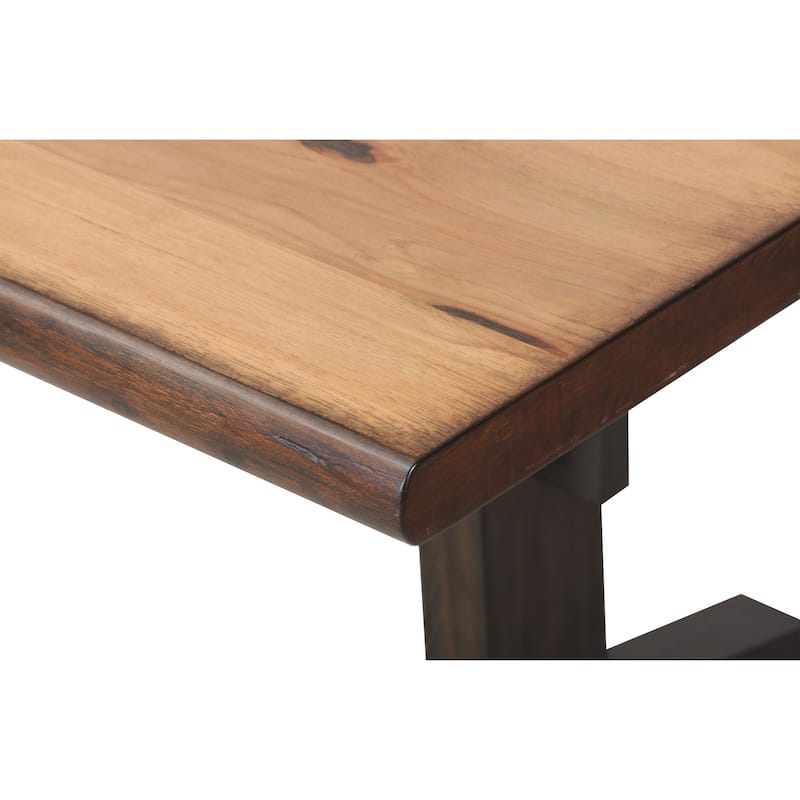 Bexley 90-inch Live Edge Dining Table Natural Honey
