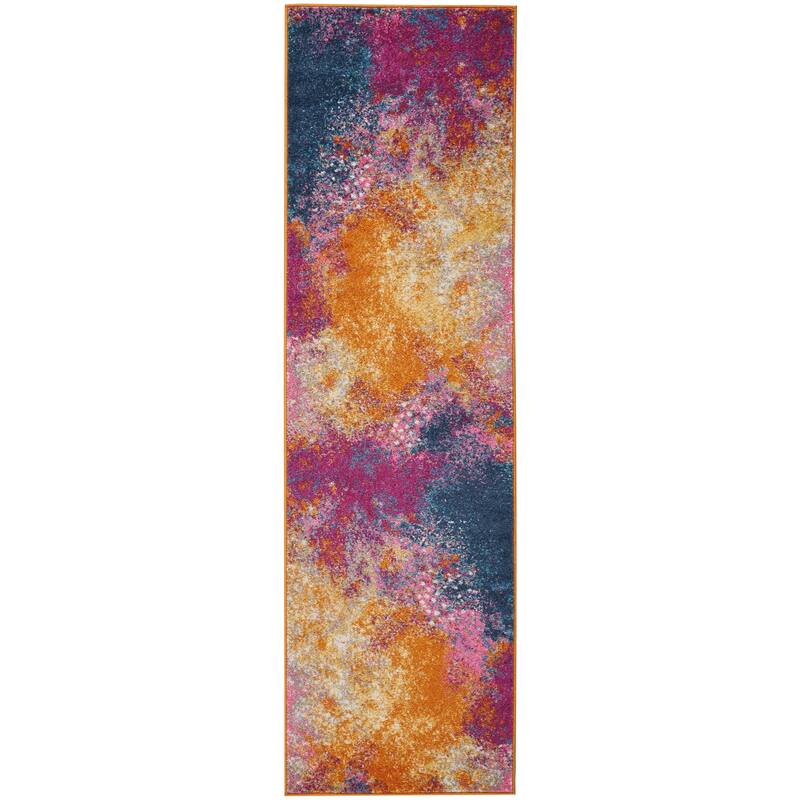 Nourison Passion Colorful Modern Abstract Area Rug