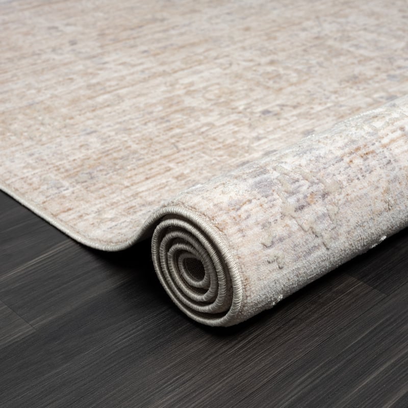 Sevita Lancaster Bordered Area Rug