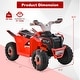 preview thumbnail 30 of 34, Gymax Kids Electric Ride On ATV Toy 6V Battery Powered Electric