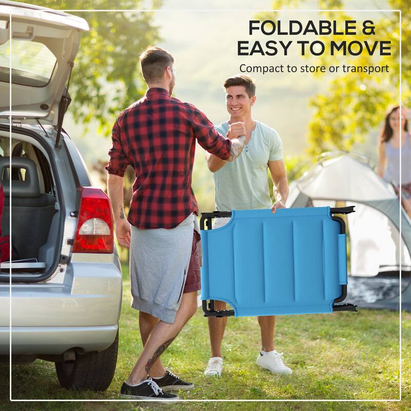 2 Pcs Lounge Chair, Adjustable Backrest Folding Chaise, Cushioned Tanning Chair Sunshade Roof & Pillow Headrest