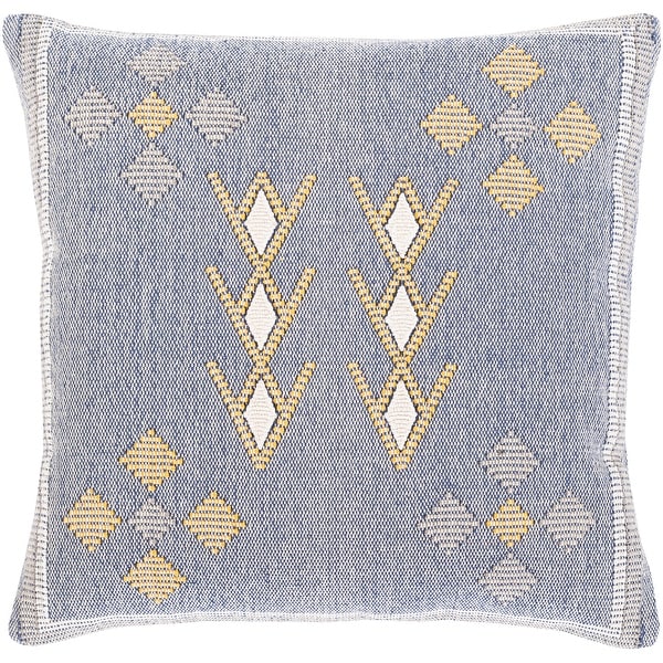 Blue boho throw best sale pillows