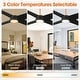 preview thumbnail 9 of 19, 60-in Black Modern ABS 4-Blade Energy Saving DC Motor LED Ceiling Fan with Light and Remote
