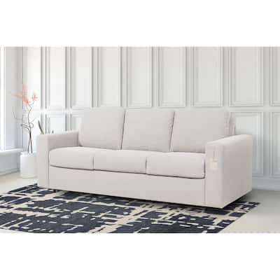 Stearns & Foster® Paolo 82 in. Queen Sleeper Sofa with 5in Memory Foam Mattress