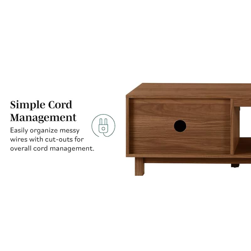 Middlebrook Designs Modern 70-inch Fluted-Door TV Stand