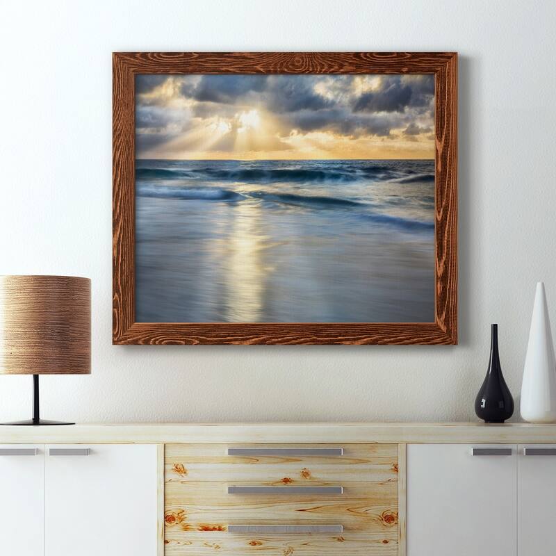 Cloudscape Shore-Premium Framed Canvas - Ready to Hang