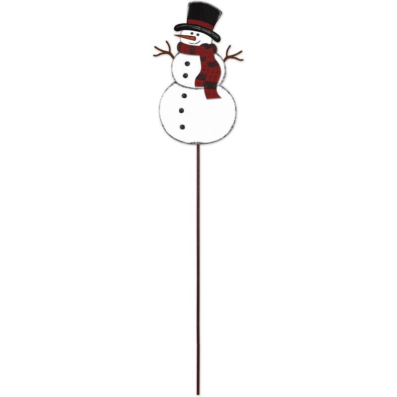Snowman Plant Pick -Set of 2