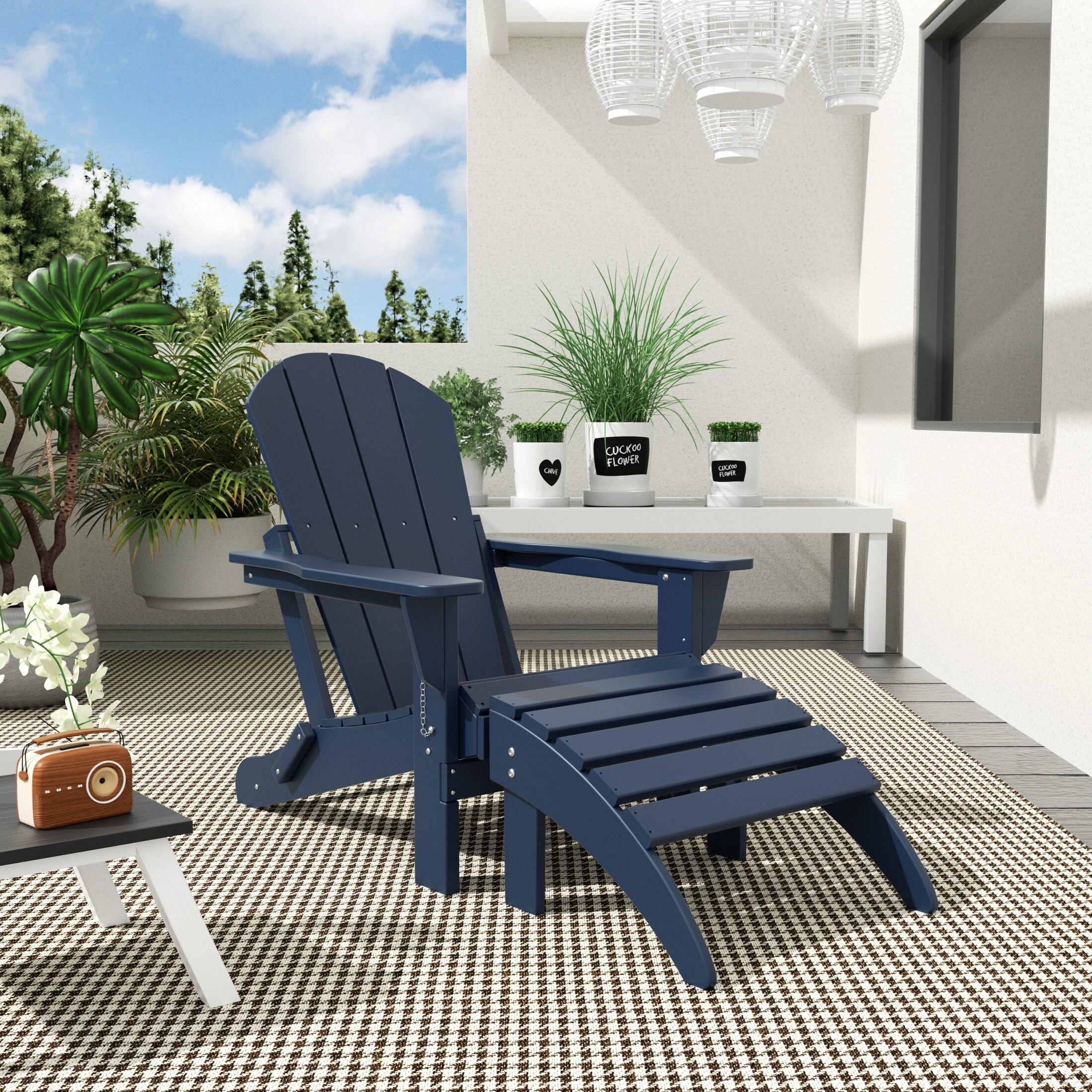 Periwinkle adirondack chair 2025