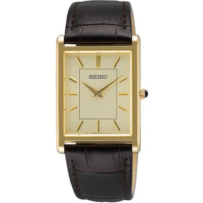 Seiko Men's Classic Gold Dial Watch - SWR106P1 - 6 (36)