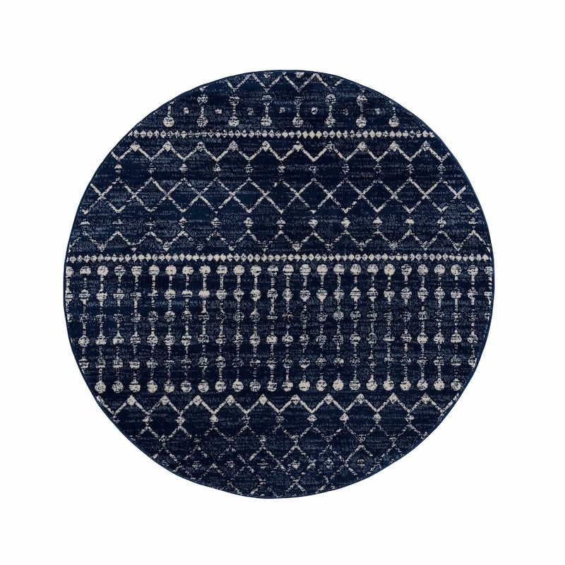 Tigris Tanu Moroccan Trellis Farmhouse Boho Area Rug