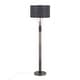 preview thumbnail 2 of 19, Carbon Loft Lupone Industrial Floor Lamp with Black Drum Shade