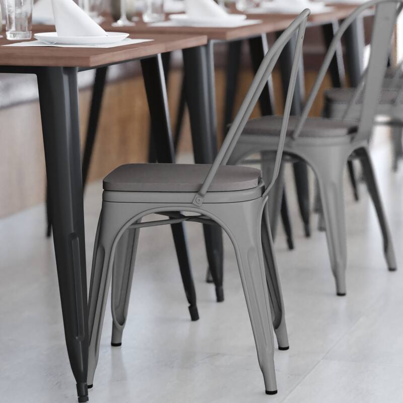 All-Weather Commercial Stack Chair & Poly Resin Seat