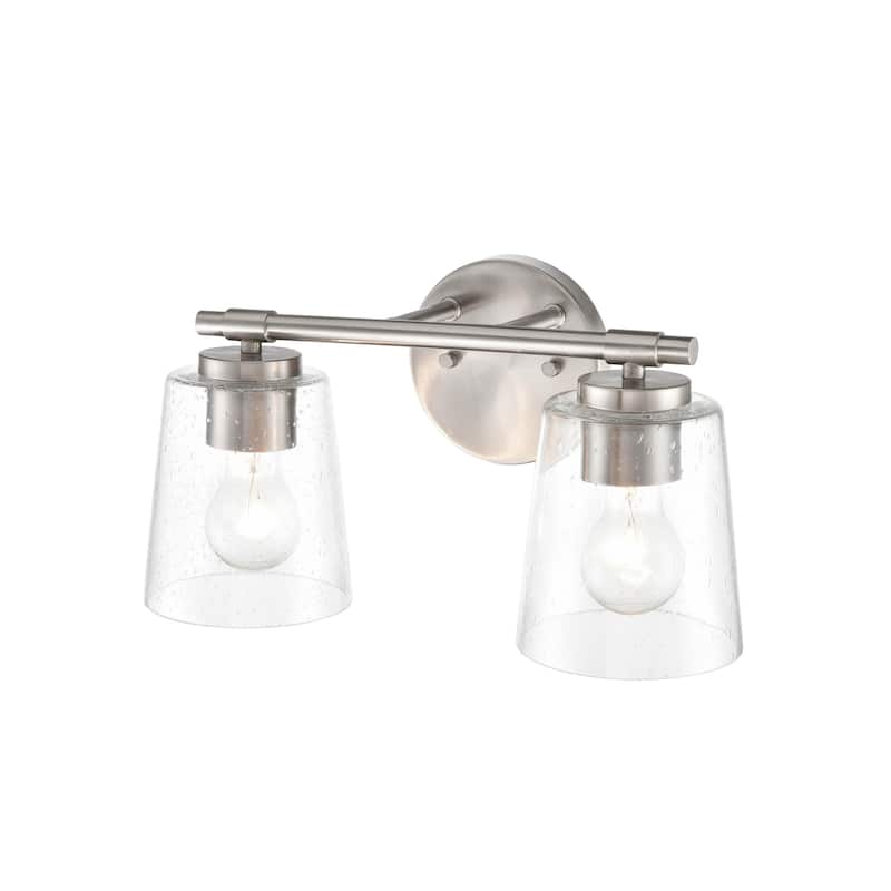 Millennium Lighting 2 Light Bathroom Vanity Fixture in Multiple Finishes - Brushed Nickel
