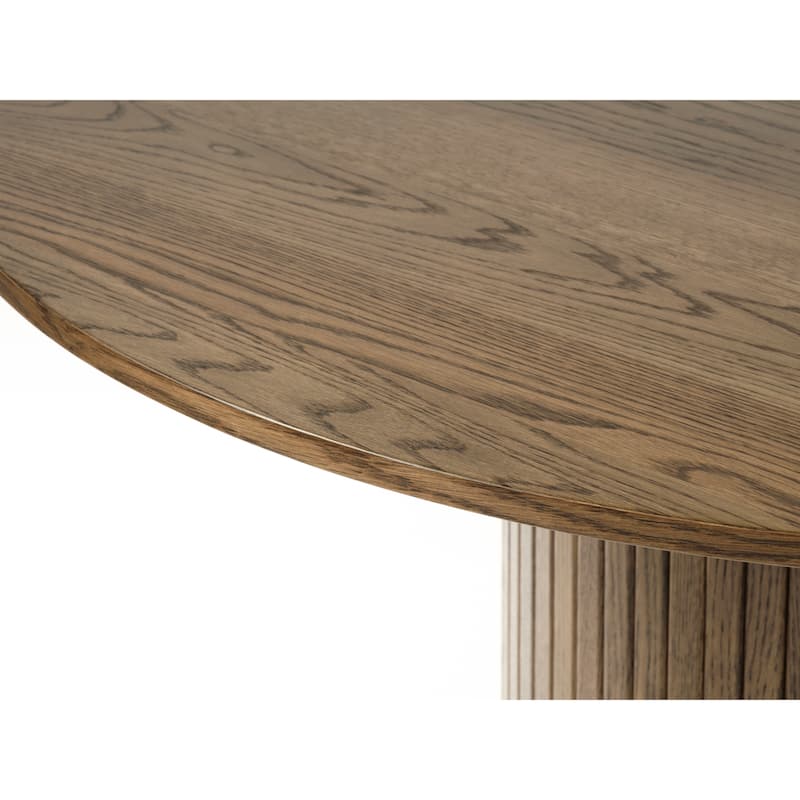 Rye Studio Nicola Mid-Century Modern Pedestal Dining Table