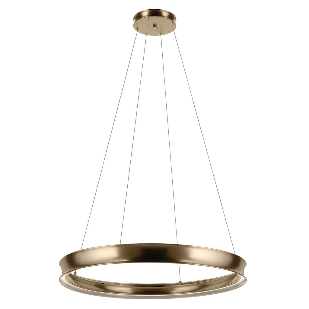 Larousse 39.5 Inch LED Chandelier in Champagne Bronze