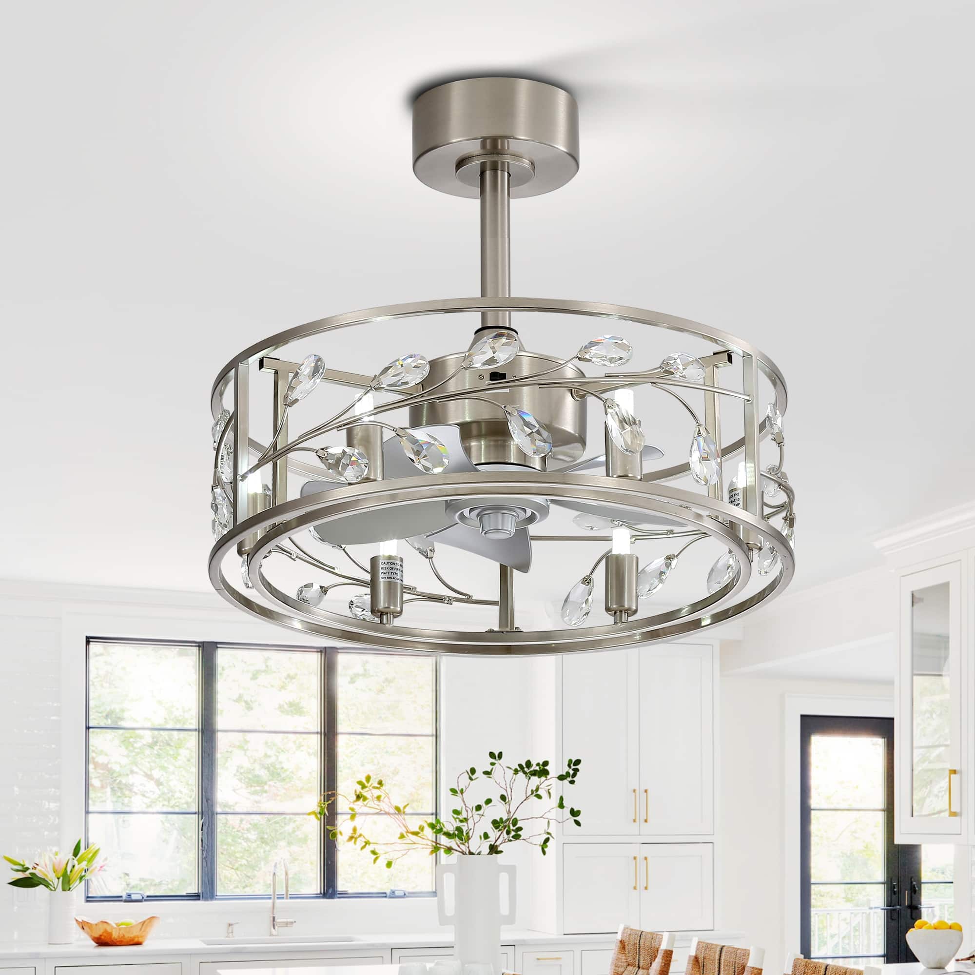 Option Satin Nickel (Crystal Vine)