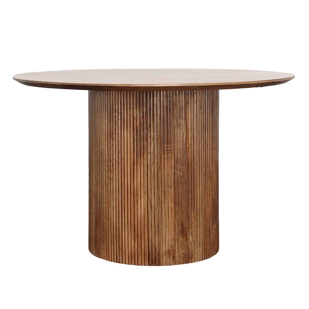 Ardor 47" Wide Mango Wood Dining Table, Medium Brown