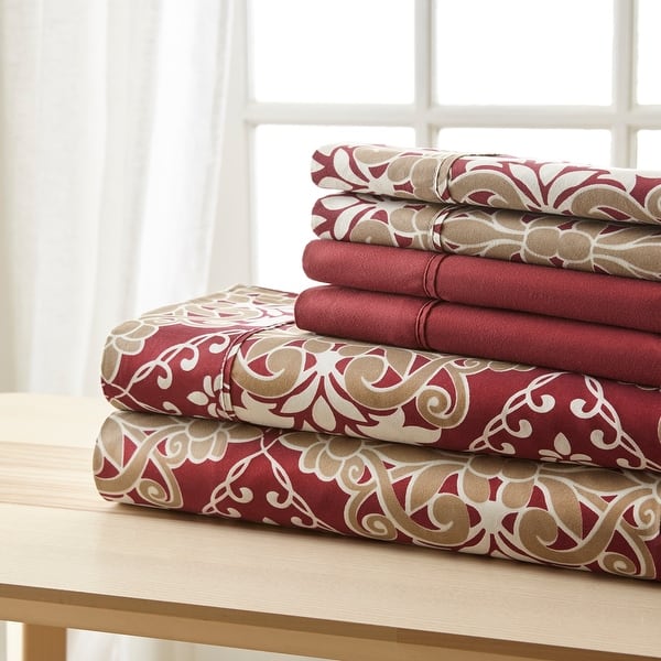 SL SPIRIT LINEN HOME EST. 1988 Traditional Home 6pc Sheet Set Bed Bath & Beyond 38952171