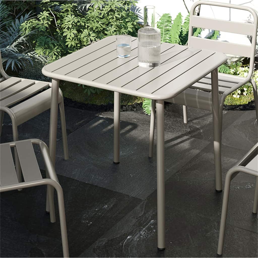 Sera Square Table Outdoor Courtyard Table Villa Open Air Dining Table