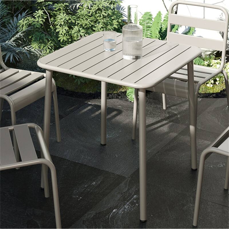 Sera Square Table Outdoor Courtyard Table Villa Open Air Dining Table