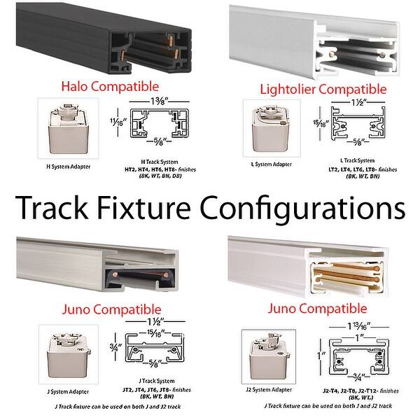 Wac Lighting J Led710s Cartier Track 9 Tall Led Head Wac Lighting J Led710s Cartier Track