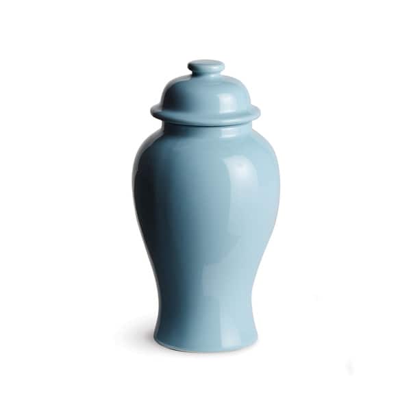 slide 2 of 4, Koa Lidded Ginger Jar Blue - Small Mini