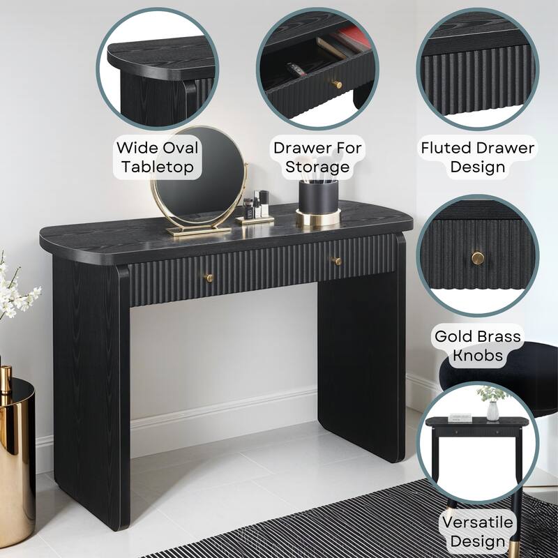 Convenience Concepts Weston 1 Drawer Hall Entryway Console Table