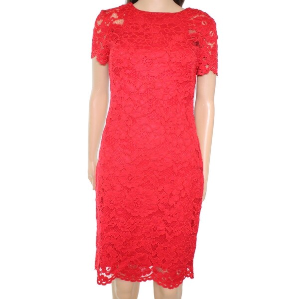 ralph lauren floral lace gown