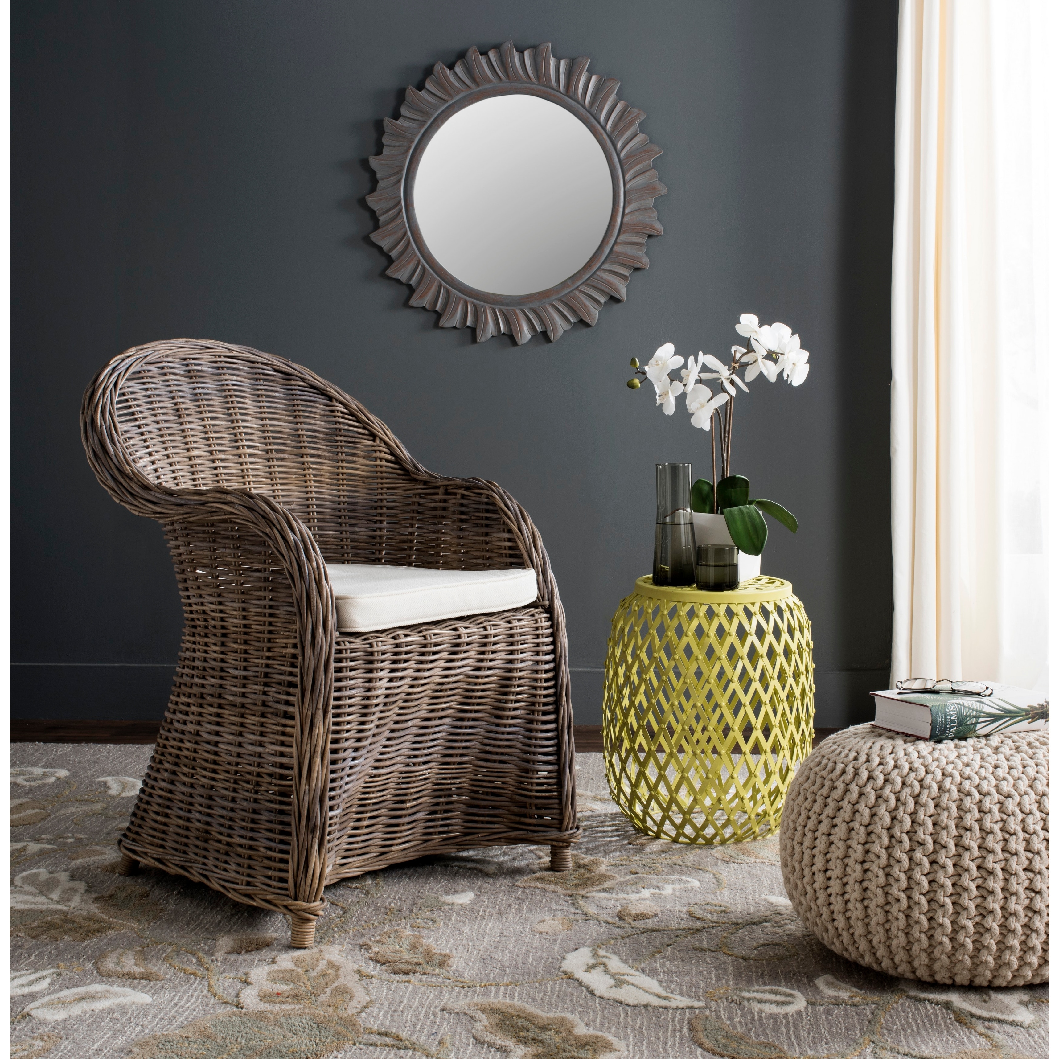Woven club shop chair