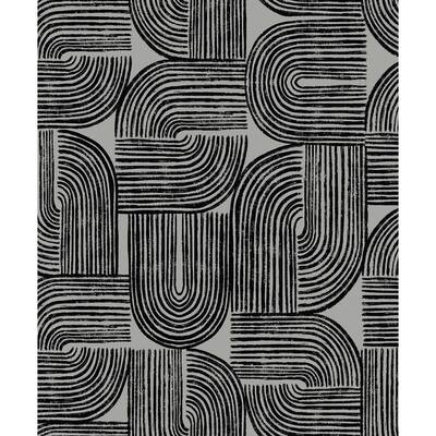 Seabrook Designs Piper Geometric Non-Woven Unpasted Wallpaper
