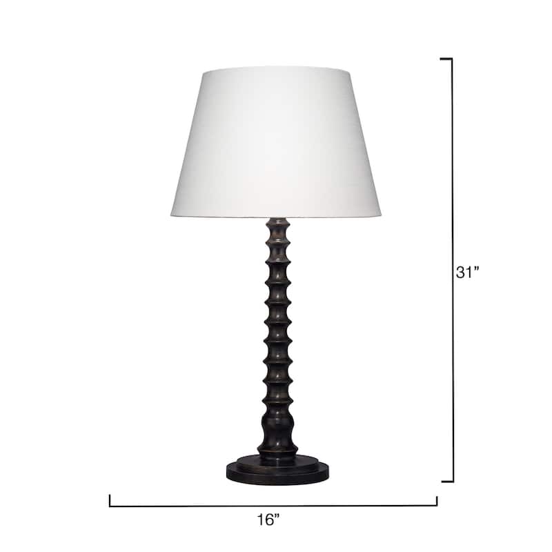 Alden Decor Stanton Wood Table Lamp