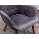 preview thumbnail 49 of 50, Carson Carrington Aasen Silky Velvet Tufted Accent Chair with Ottoman