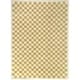 preview thumbnail 12 of 43, Covey Plush Checkered Thick Shag Area Rug 2'2" x 10' Runner - Mustard