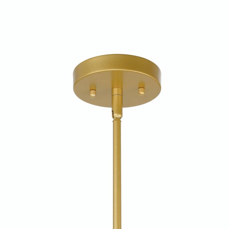 Acroma 4 - Light Dimmable Gold Linear Chandelier Kitchen Island Chandelier - 4-light