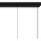 preview thumbnail 6 of 7, Alys 2-Light Integrated LED Matte Black Linear Chandelier