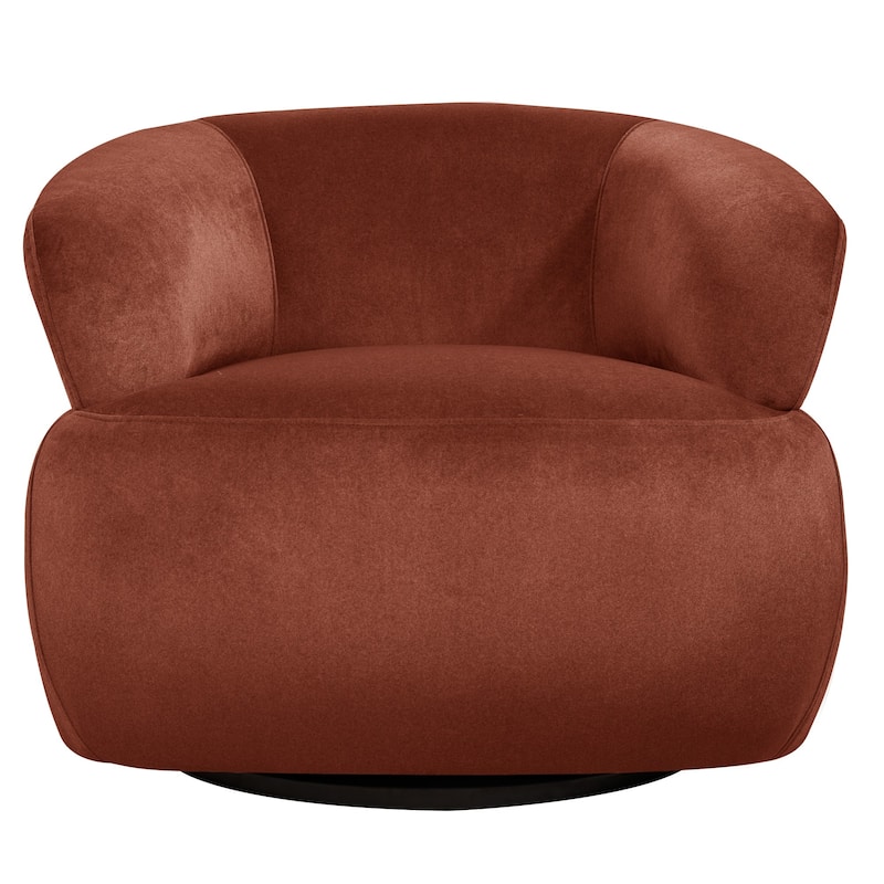 Kieon 33"W 360 Swivel Barrel Chair Modern Accent Chair Set of 2