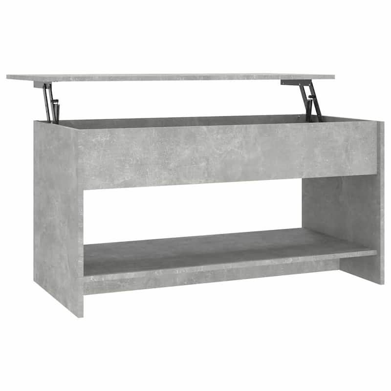 vidaXL Coffee Table Lift Top End Table Accent Side Sofa Table Engineered Wood - 40.2" x 19.7" x 20.7"