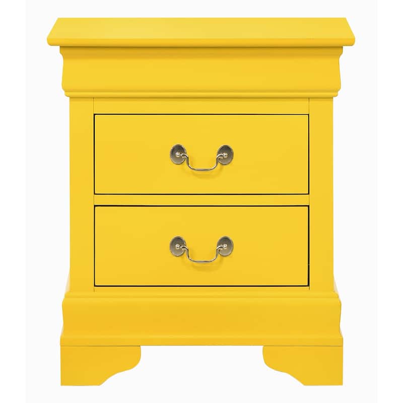 Storage Nightstand with 2-Drawer