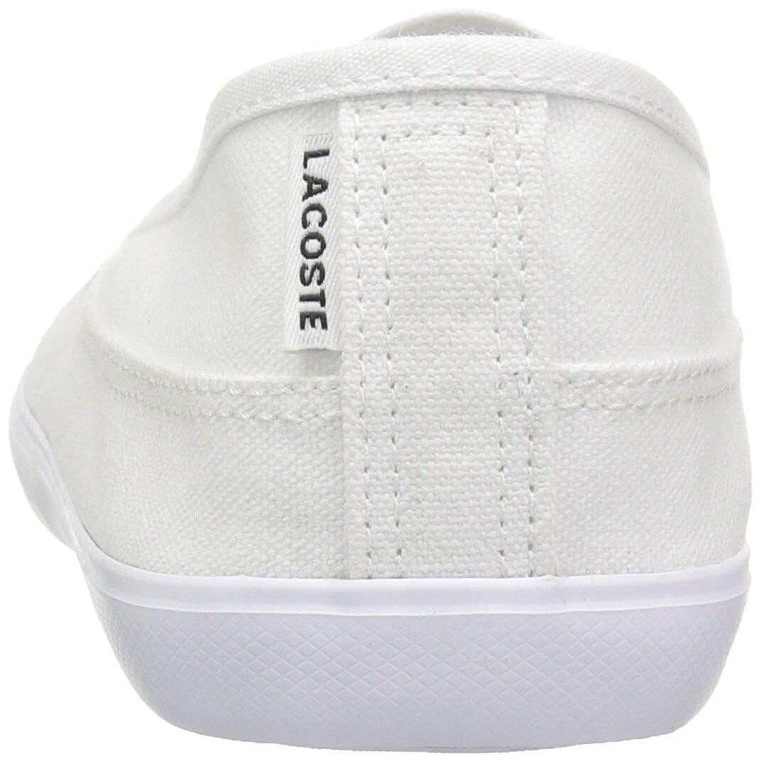 lacoste women's marice canvas slip on