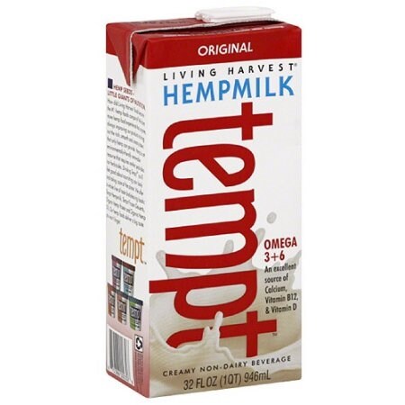 Living Harvest Hemp Milk - Original Flavor - Case of 12 - 32 Fl oz.