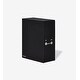 preview thumbnail 3 of 6, Family Emergency Vault Organizer Box Black - Fabric