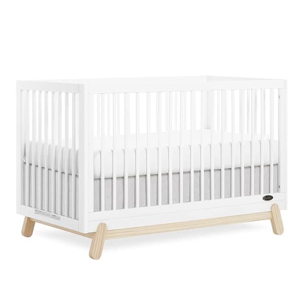 slide 2 of 6, Dream On Me Hygge 5-in-1 Convertible Crib - Vintage White Oak
