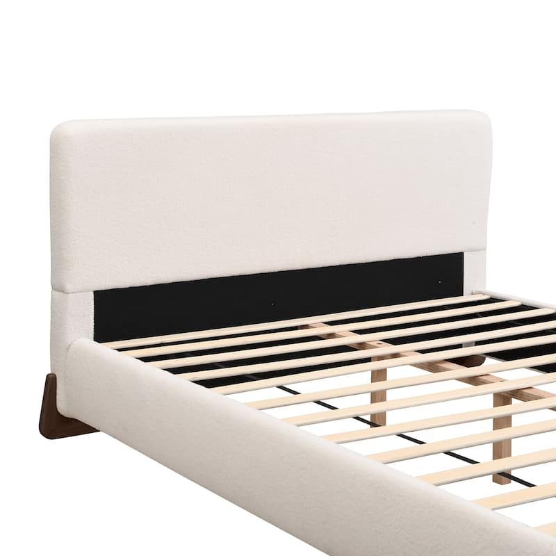 Christopher Knight Home Full/Queen/King Size Boucle Upholstered Platform Bed