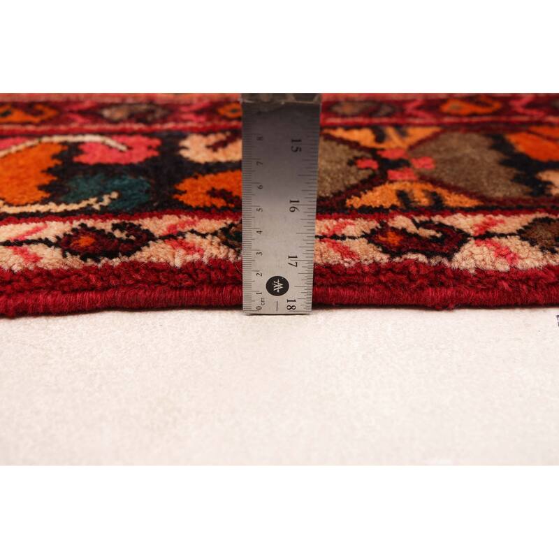 ECARPETGALLERY Hand-knotted Andelz Red Wool Rug - 4'9 x 8'11