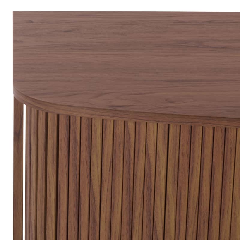 SAFAVIEH Home Sabby Tambour Door Compact Sideboard/TV Stand - 39"W x 20"D x 32"H