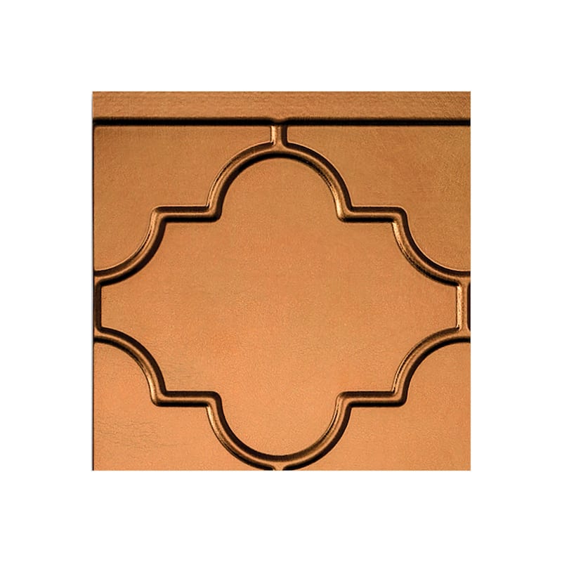 FASÄDE Monaco Decorative Vinyl Backsplash Panel - 6x6 Inch Sample - Antique Bronze